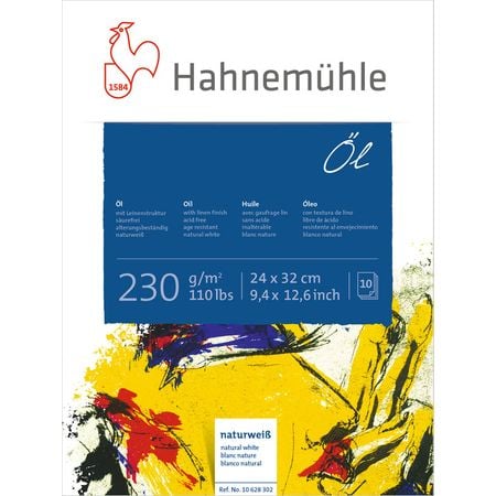 Bloco Oleo Hahnemuhle Oil 230g/m² 24x32