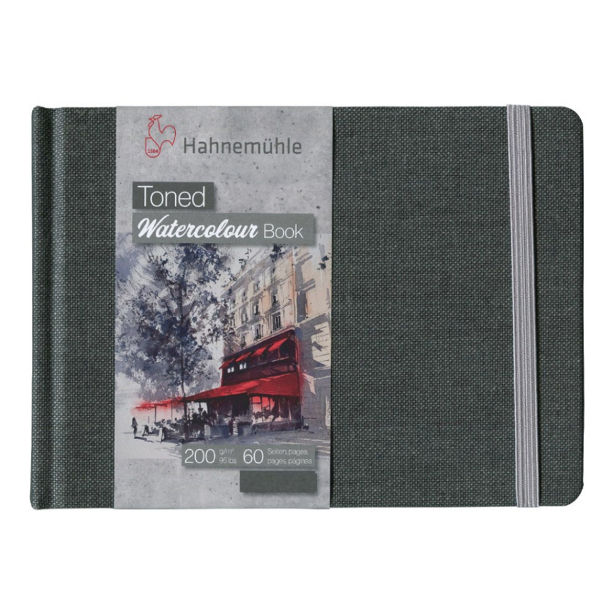 Sketchbook Aquarela Hahnemuhle Toned 200g/m² Gray