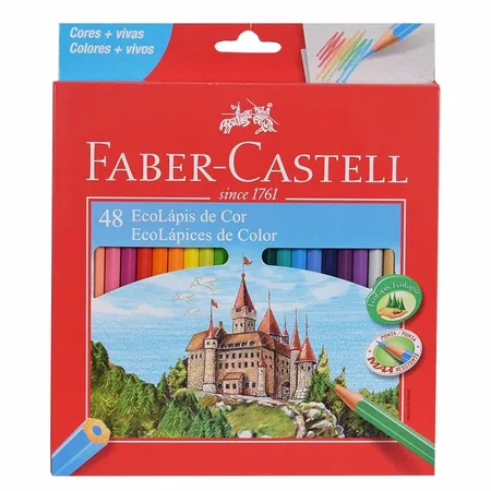 Lapis de Cor Faber Castell 48 Cores