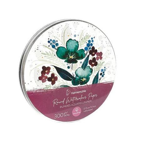 Estojo Round Aquarela Hahnemuhle 300g/m² 8x10,5 Textura Fina 100% Algodao