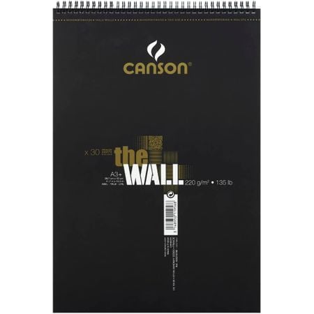 Sketchbook Desenho Canson The Wall 220g/m² A3
