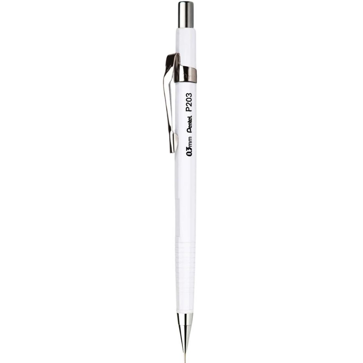 Lapiseira Tecnica  Sharp Pentel Fina 0.3 mm P203 Branca