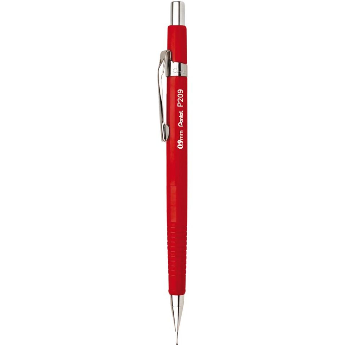 Lapiseira Tecnica  Sharp Pentel Grossa 0.9mm P209 Vermelha