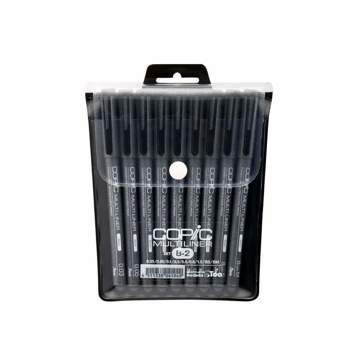 Kit Copic Multiliner Preta 9 Canetas - B2