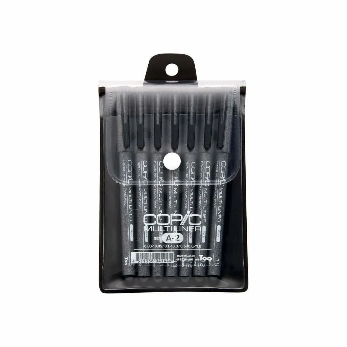 Kit Copic Multiliner Preta 7 Canetas - A2