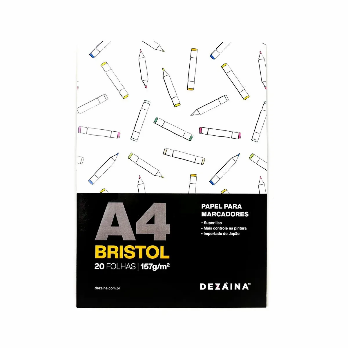 Papel para Marcador Dezaina Bristol 157 g/m² A4 20 Folhas