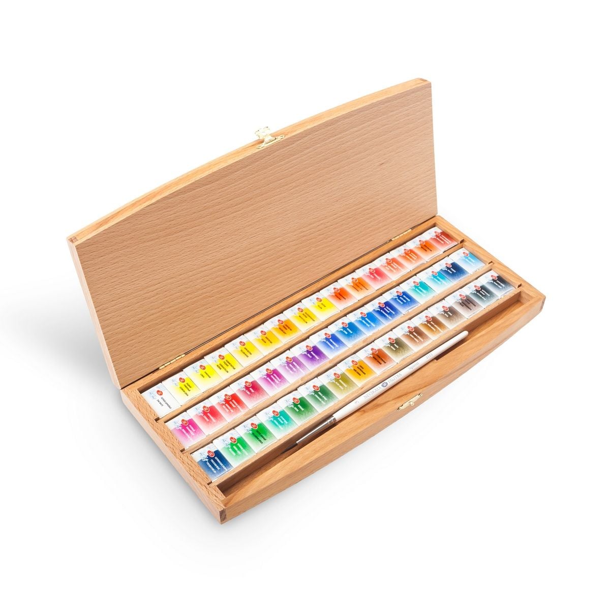 Kit Luxo com 48 Tintas Aquarela White Nights em Pastilha - 087