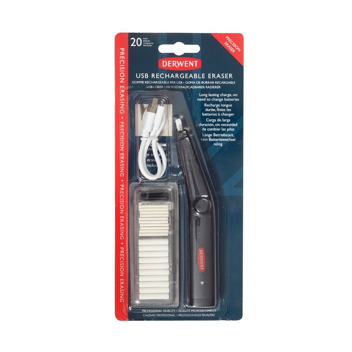 Borracha Eletrica USB Recarregavel Derwent