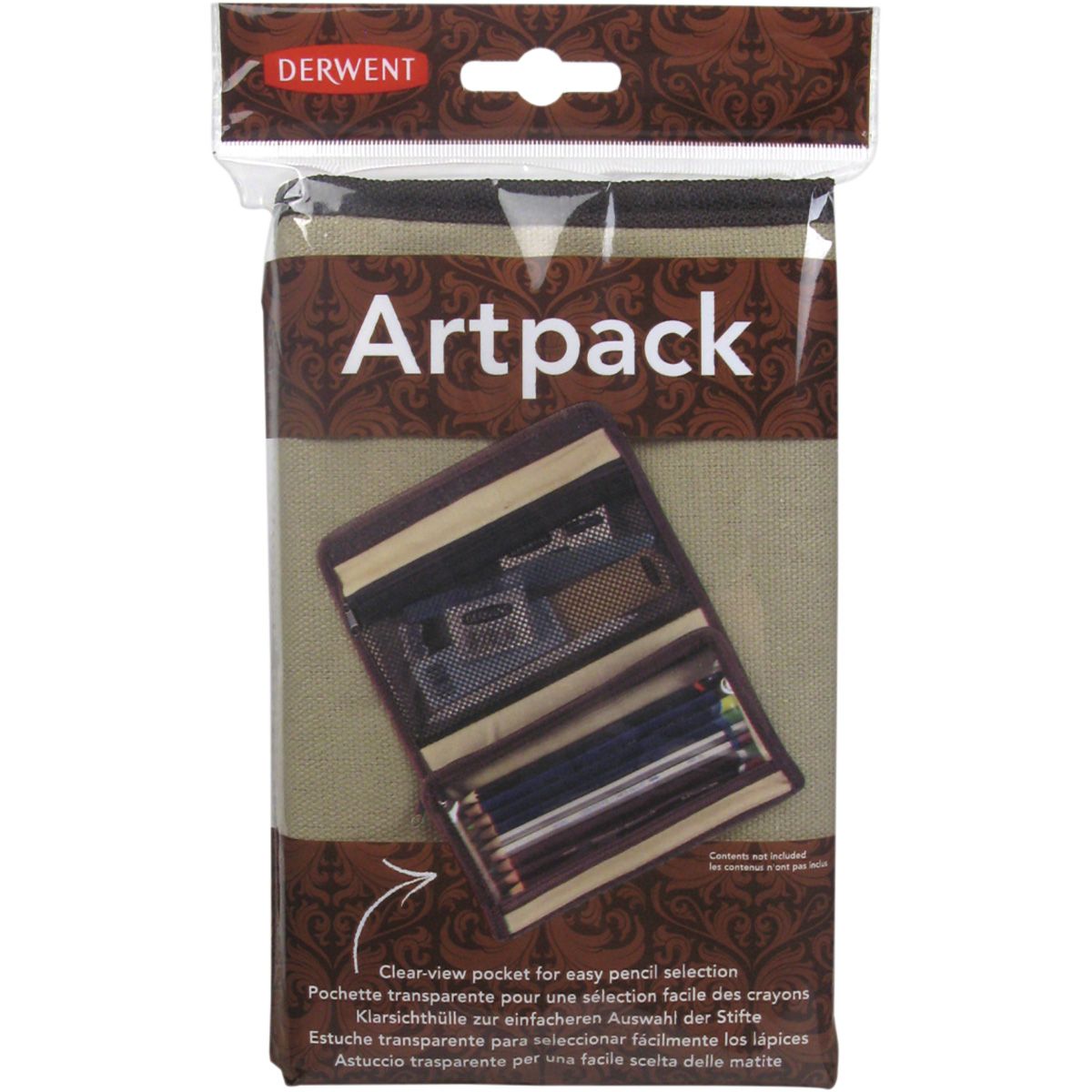 Estojo Porta Lapis Derwent Artpack