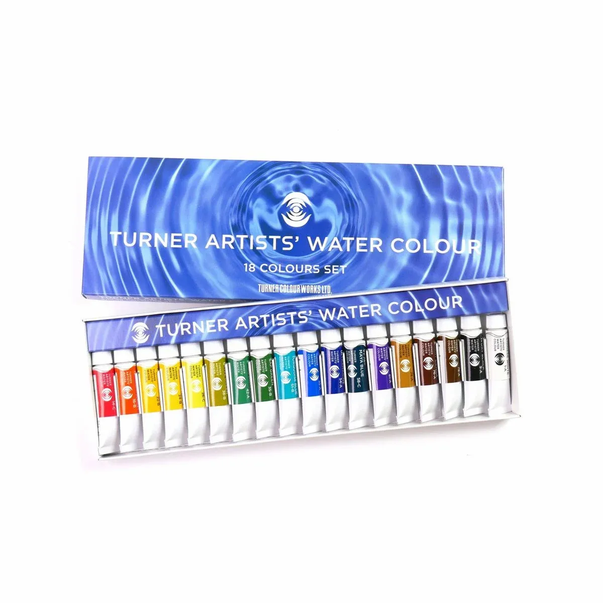 Kit 18 Aquarelas Turner Colour Works Artists Water Colour 5ml