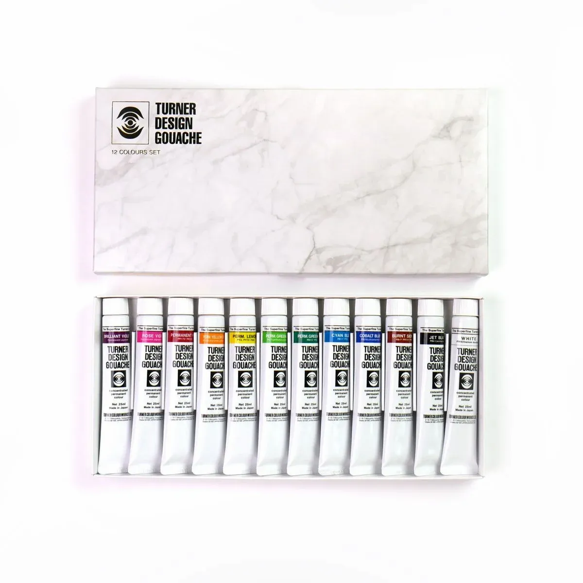 Kit 12 Guache DesignTurner Colour Works 25ml