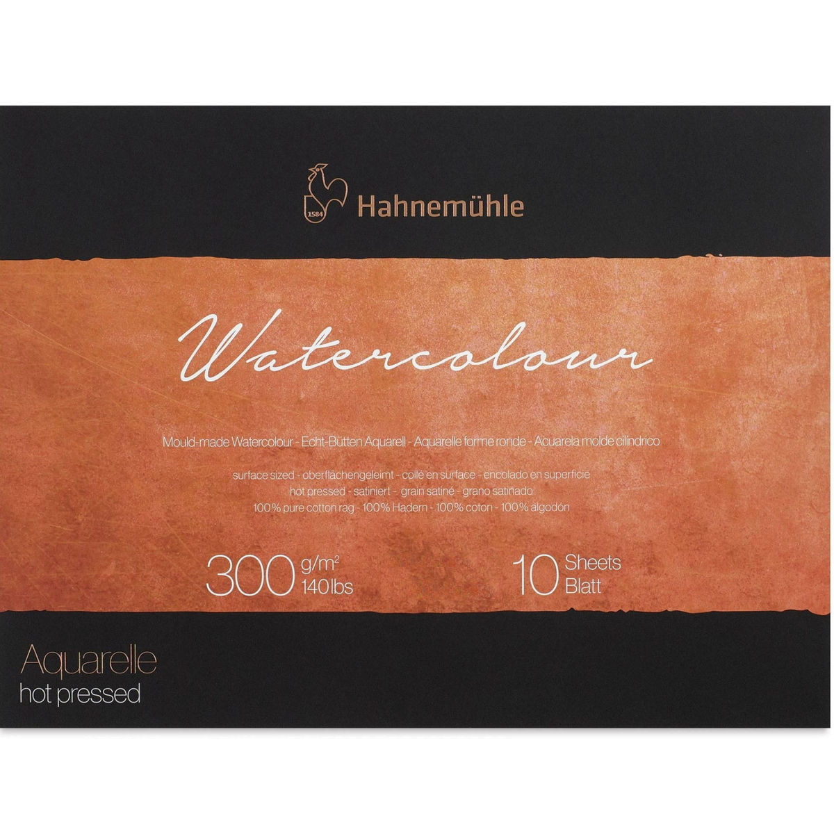 Bloco Aquarela Hahnemuhle The Collection Watercolour 300g/m² Textura Satinada