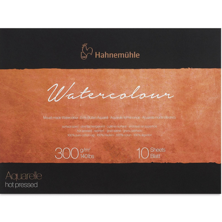 Bloco Aquarela Hahnemuhle The Collection Watercolour 300g/m² Textura Satinada