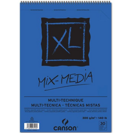 Bloco Aquarela Canson XL Mix Media 300g/m²