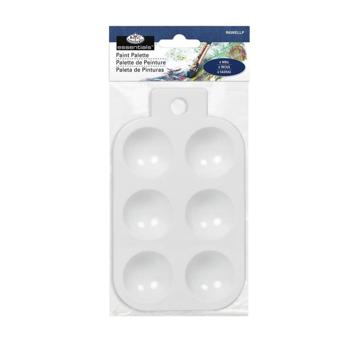 Gode Plastico Retangular 6 Cavidades Royal e Langnickel - R6WELL