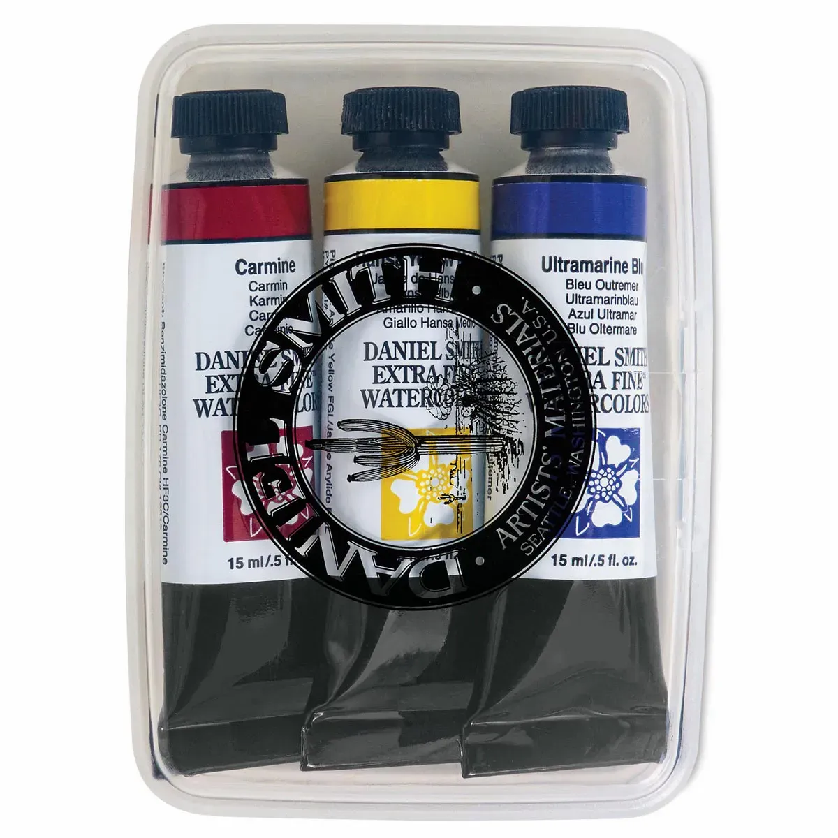 Kit 3 Aquarelas Daniel Smith Cores Primarias com Estojo