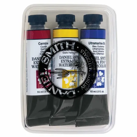 Kit 3 Aquarelas Daniel Smith Cores Primarias com Estojo