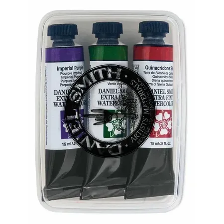 Kit 3 Aquarelas Daniel Smith Cores Secundarias com Estojo