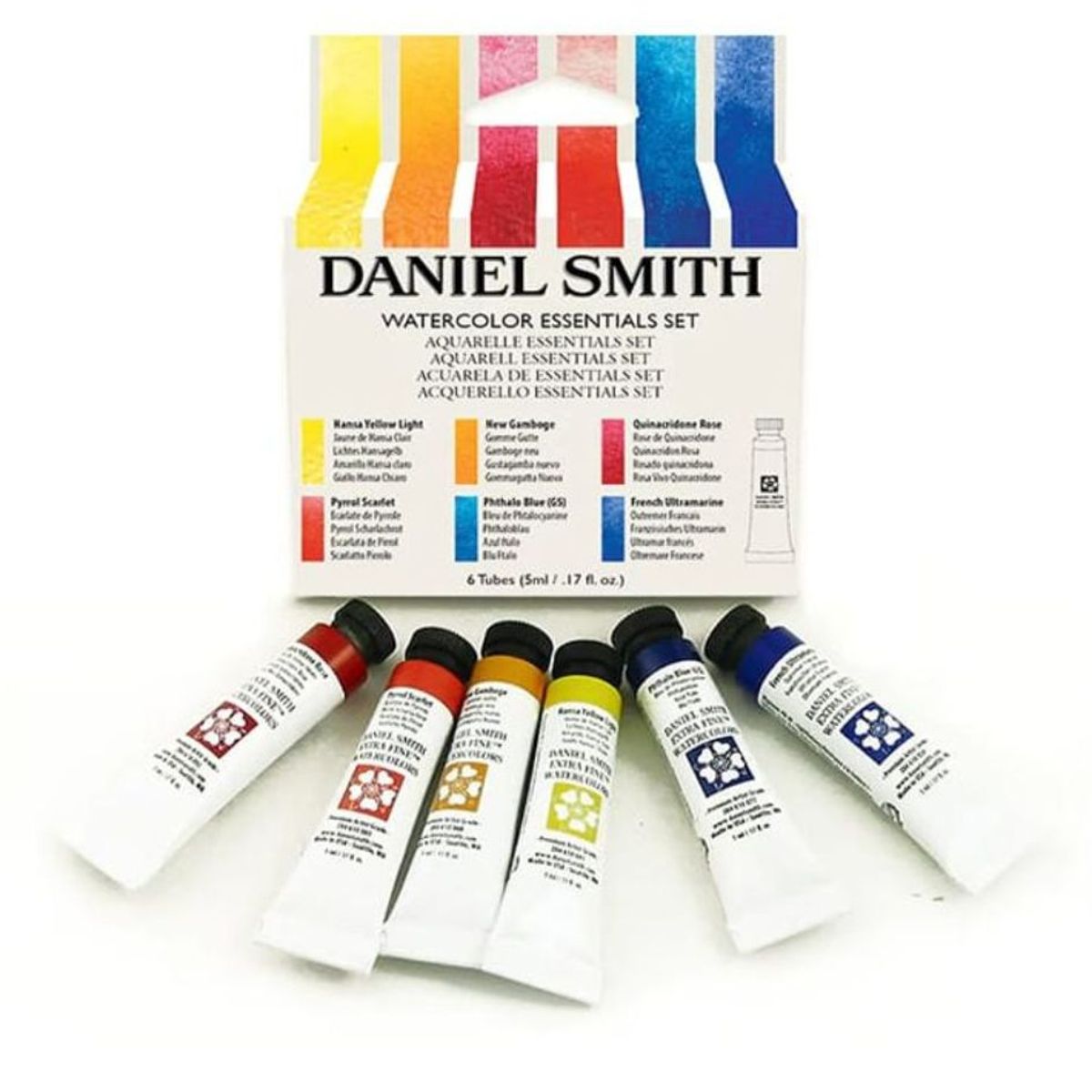 Kit Aquarela D.Smith Essentials Introductory - 6 Tubos de 5ml