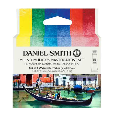 Kit Aquarela D.S. Milind Mullick - 6 Tubos de 5ml