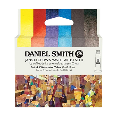 Kit Aquarela D.S. II Jansen Chow - 6 Tubos de 5ml
