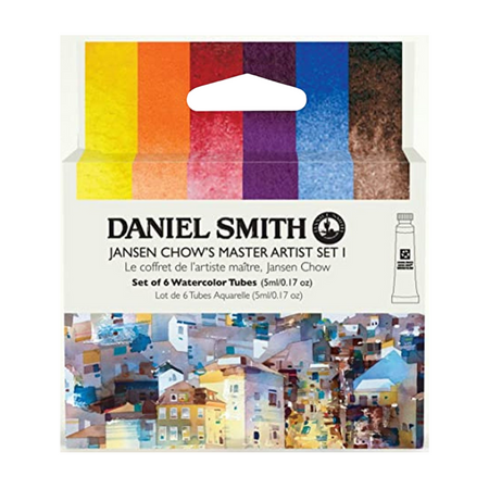 Kit Aquarela D.S. I Jansen Chow - 6 Tubos de 5ml