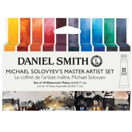 Kit Aquarela D.S. Michael Solovyev - 10 Tubos de 5ml
