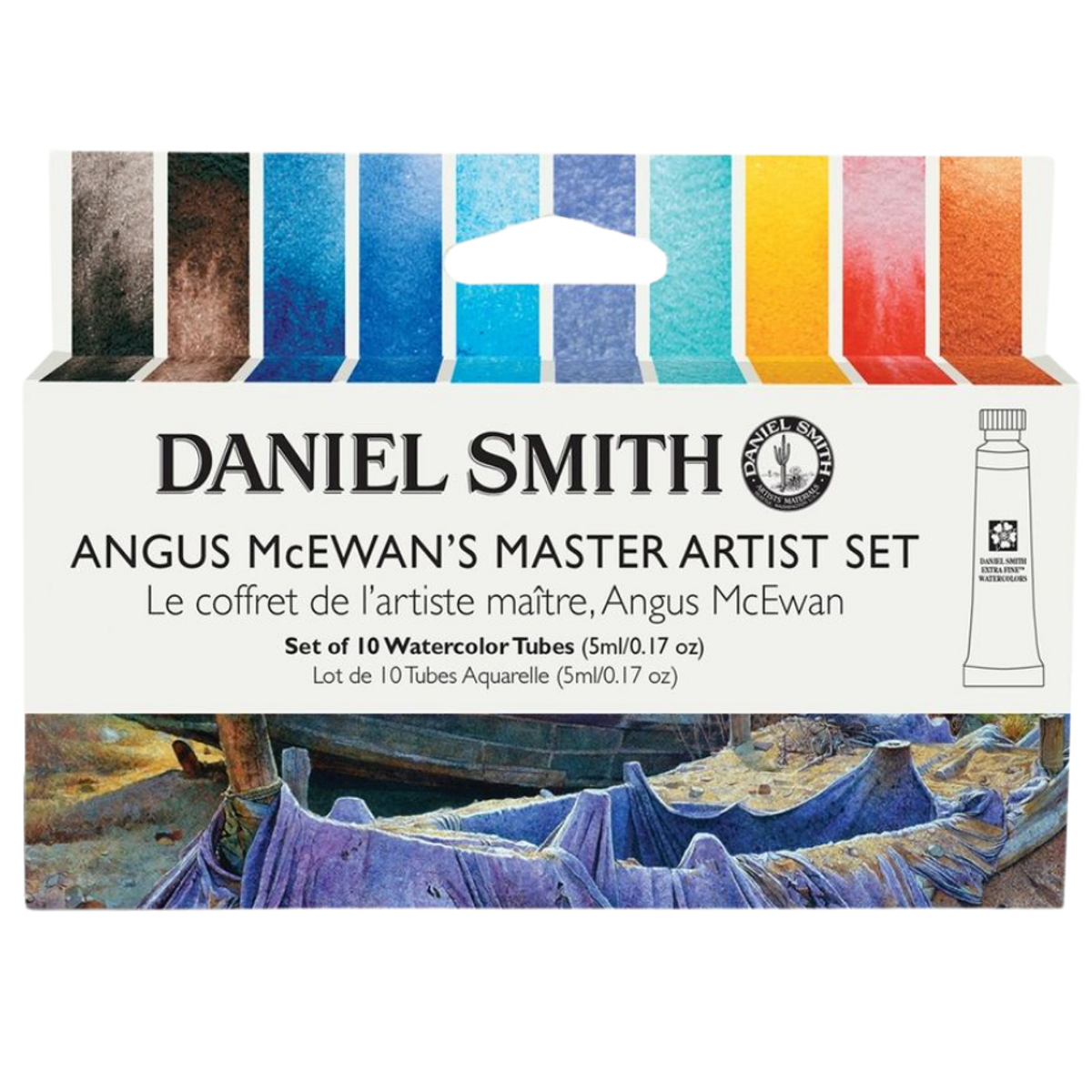 Kit Aquarela D.S. Angus McEwan - 10 Tubos de 5ml