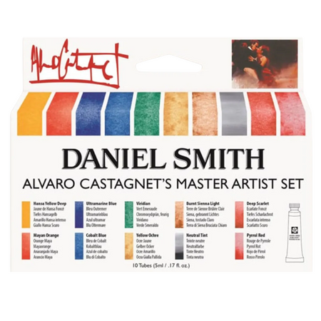 Kit Aquarela D.S. Alvaro Castagnet - 10 Tubos de 5ml