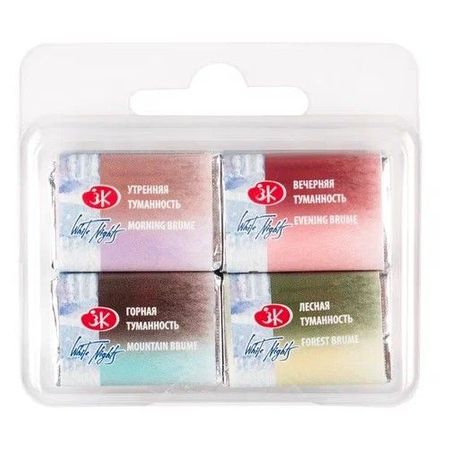 Kit 4 Tintas Aquarela Metamorphoses White Nights em Pastilha - Brume