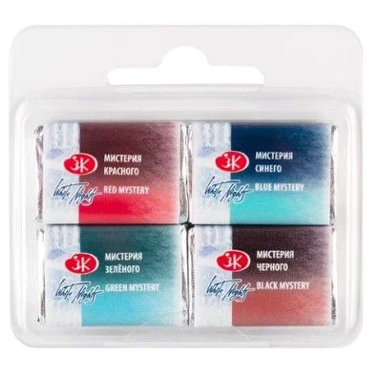 Kit 4 Tintas Aquarela Metamorphoses White Nights em Pastilha - Mystery