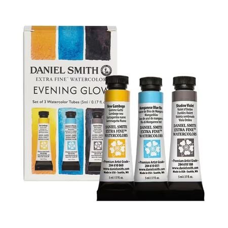 Kit Aquarela Daniel Smith 5ml 3 Tubos - Evening Glow