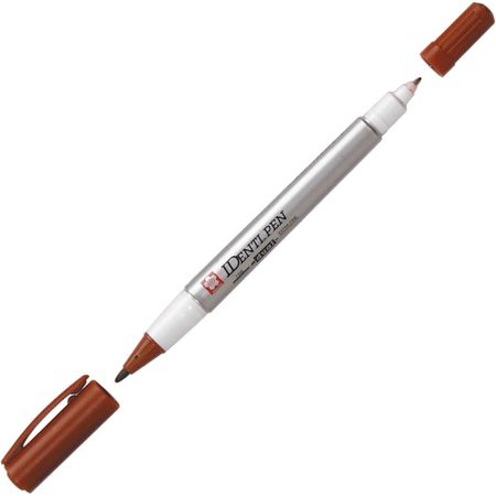 Marcador Permanente Identi Pen Sakura Cor Marrom