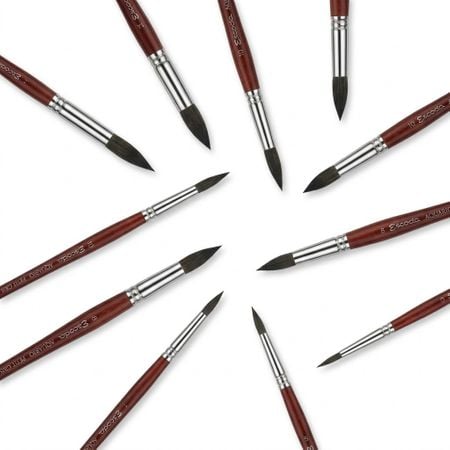 Pincel Escoda Aquario Esquilo Natural Round