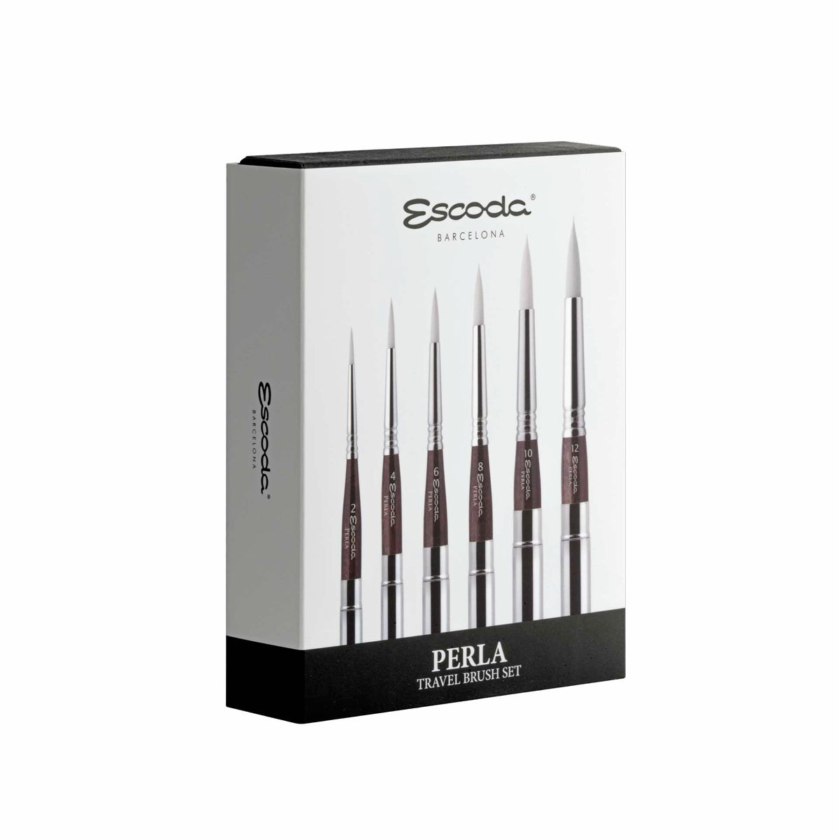 Estojo Escoda Perla com 6 Pinceis Travel Brush  - 1243