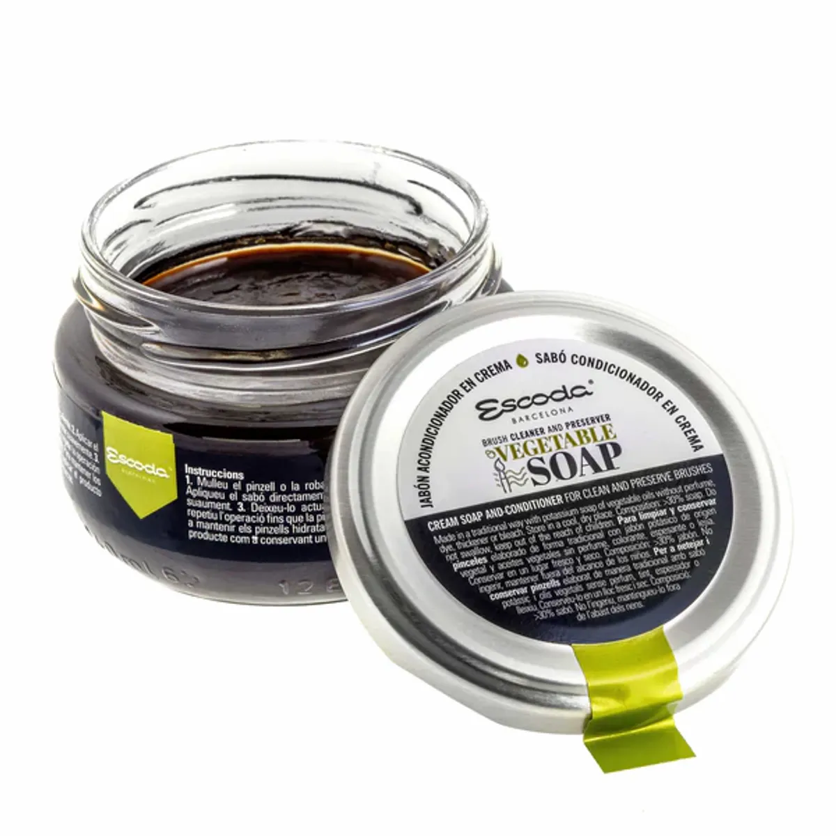 Sabao Cremoso e Condicionador Escoda para Pinceis 100g