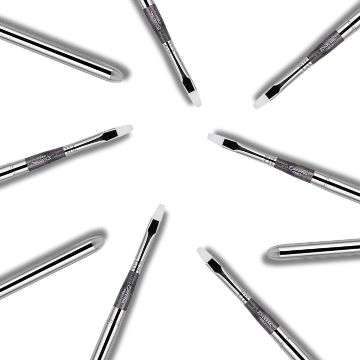 Pincel Escoda Perla Travel Brush Chato