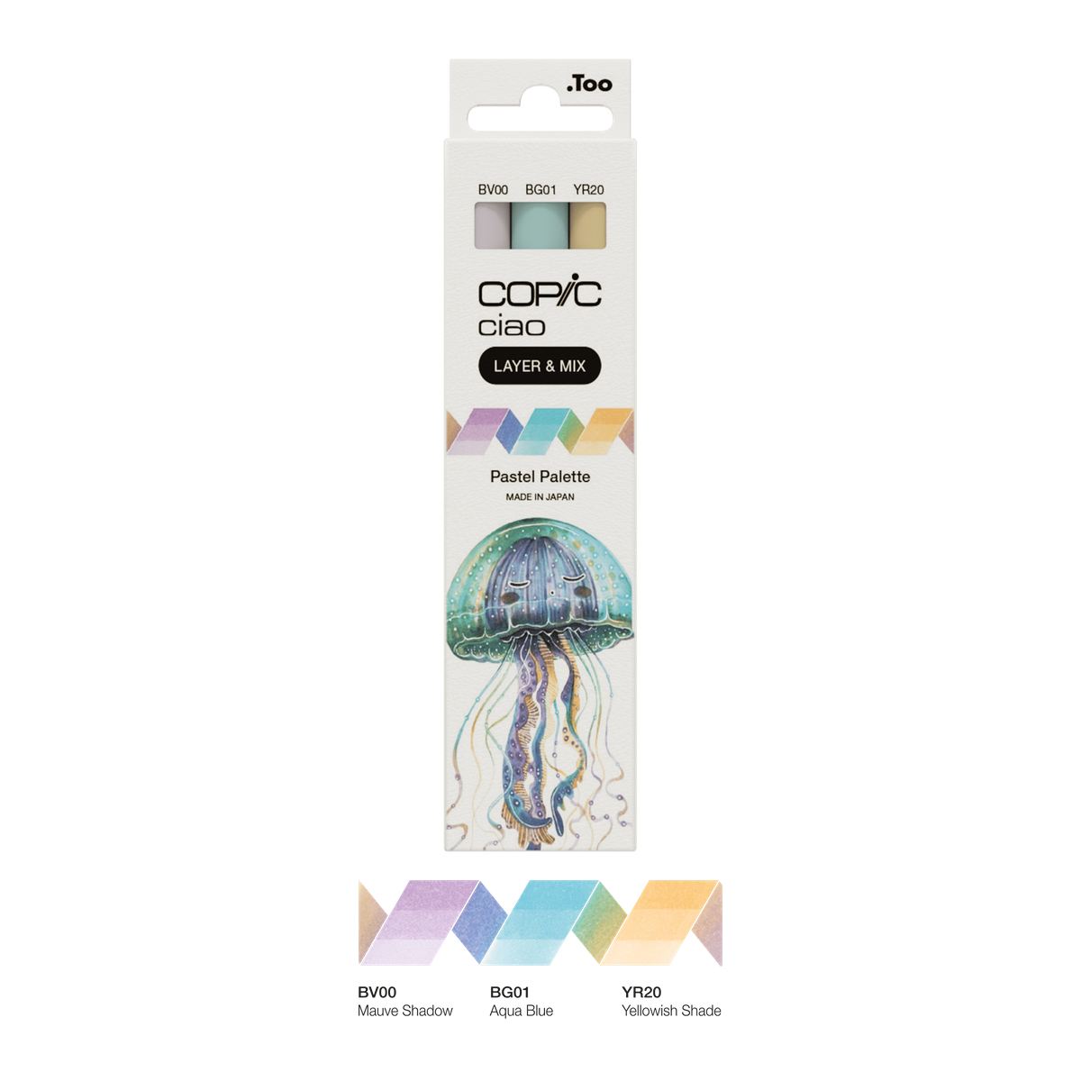 Kit Copic Ciao 3 Cores Pastel Palette