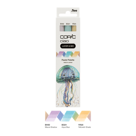 Kit Copic Ciao 3 Cores Pastel Palette