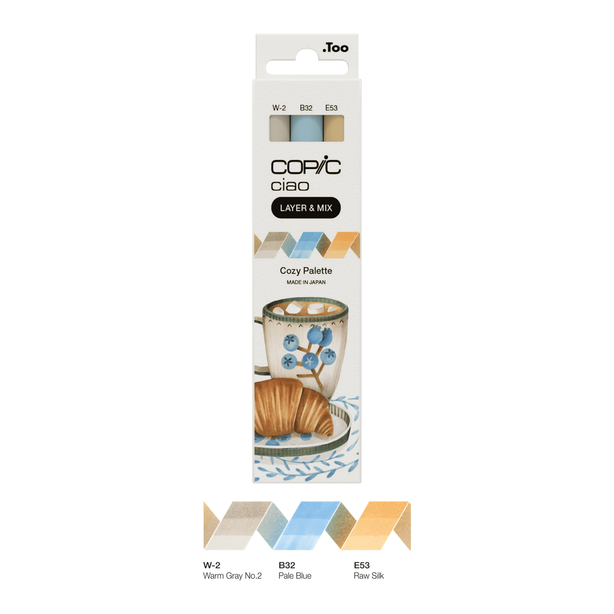 Kit Copic Ciao 3 Cores Cozy Palette
