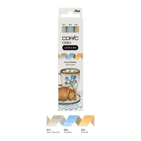 Kit Copic Ciao 3 Cores Cozy Palette