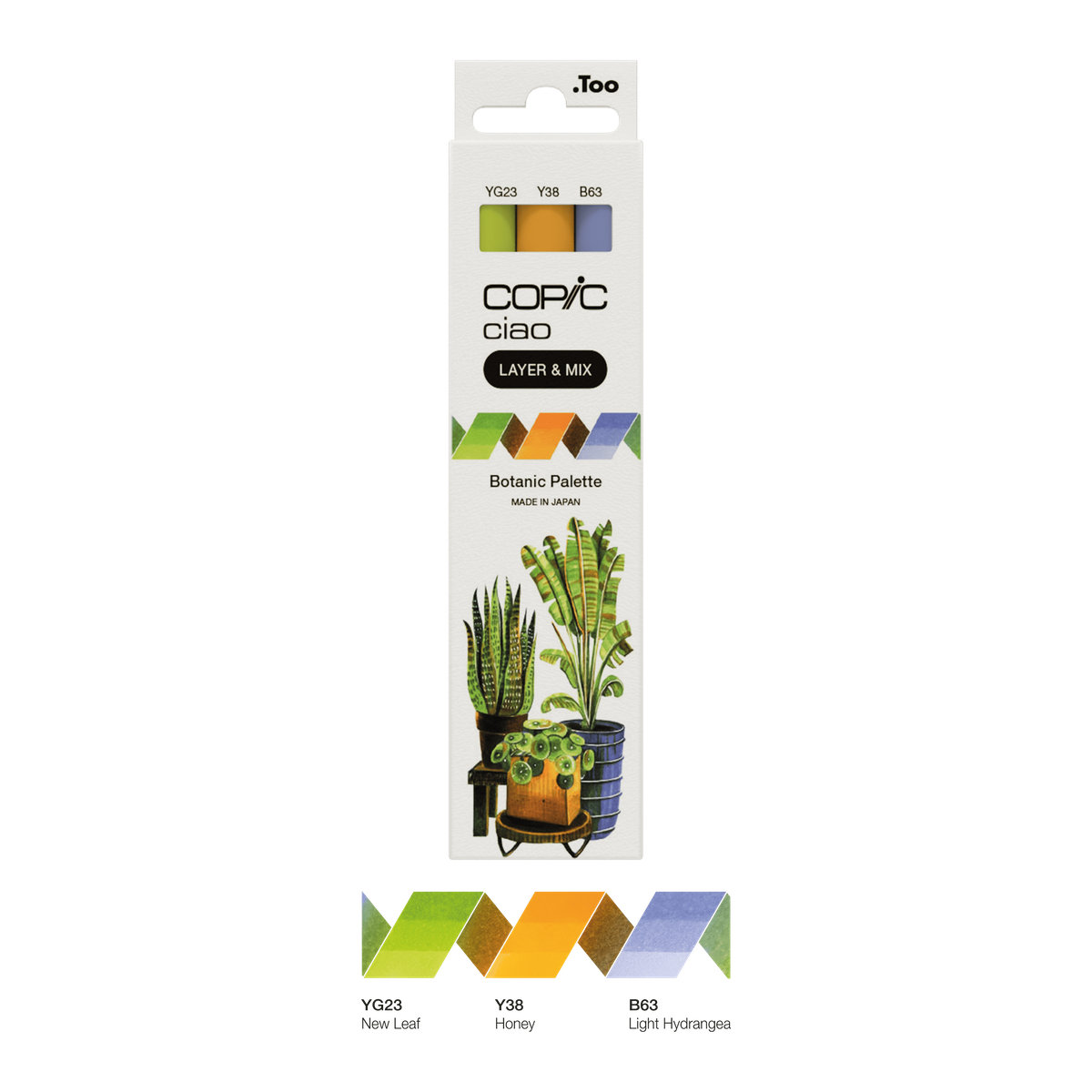 Kit Copic Ciao 3 Cores Botanic Palette