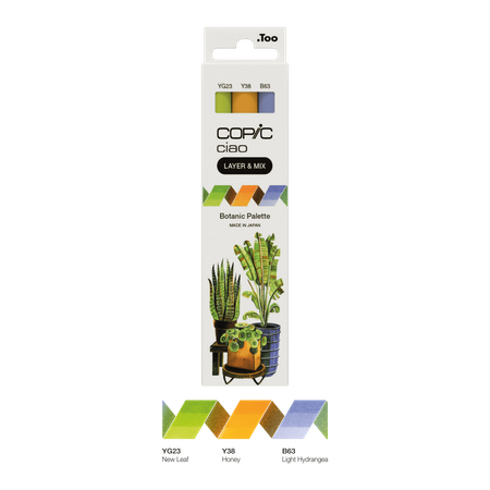 Kit Copic Ciao 3 Cores Botanic Palette