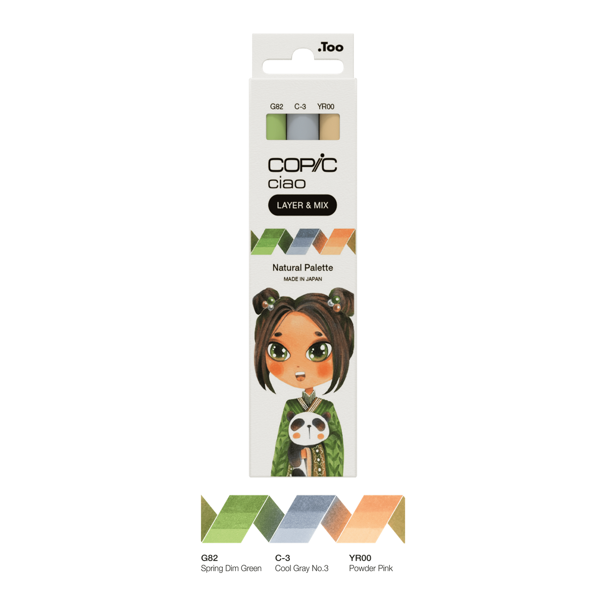 Kit Copic Ciao 3 Cores Natural Palette