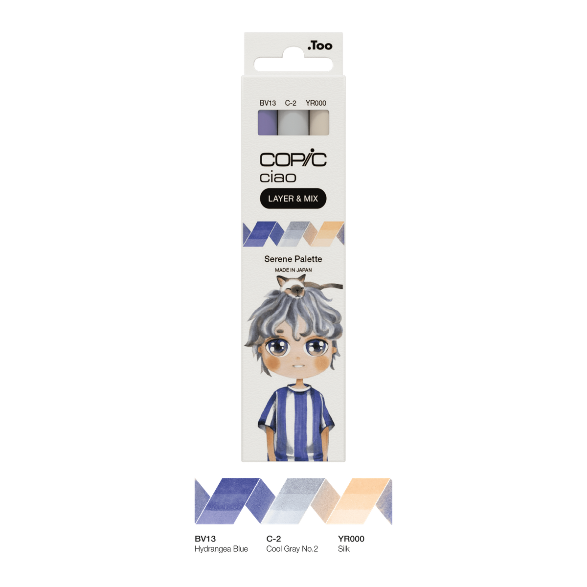 Kit Copic Ciao 3 Cores Serene Palette