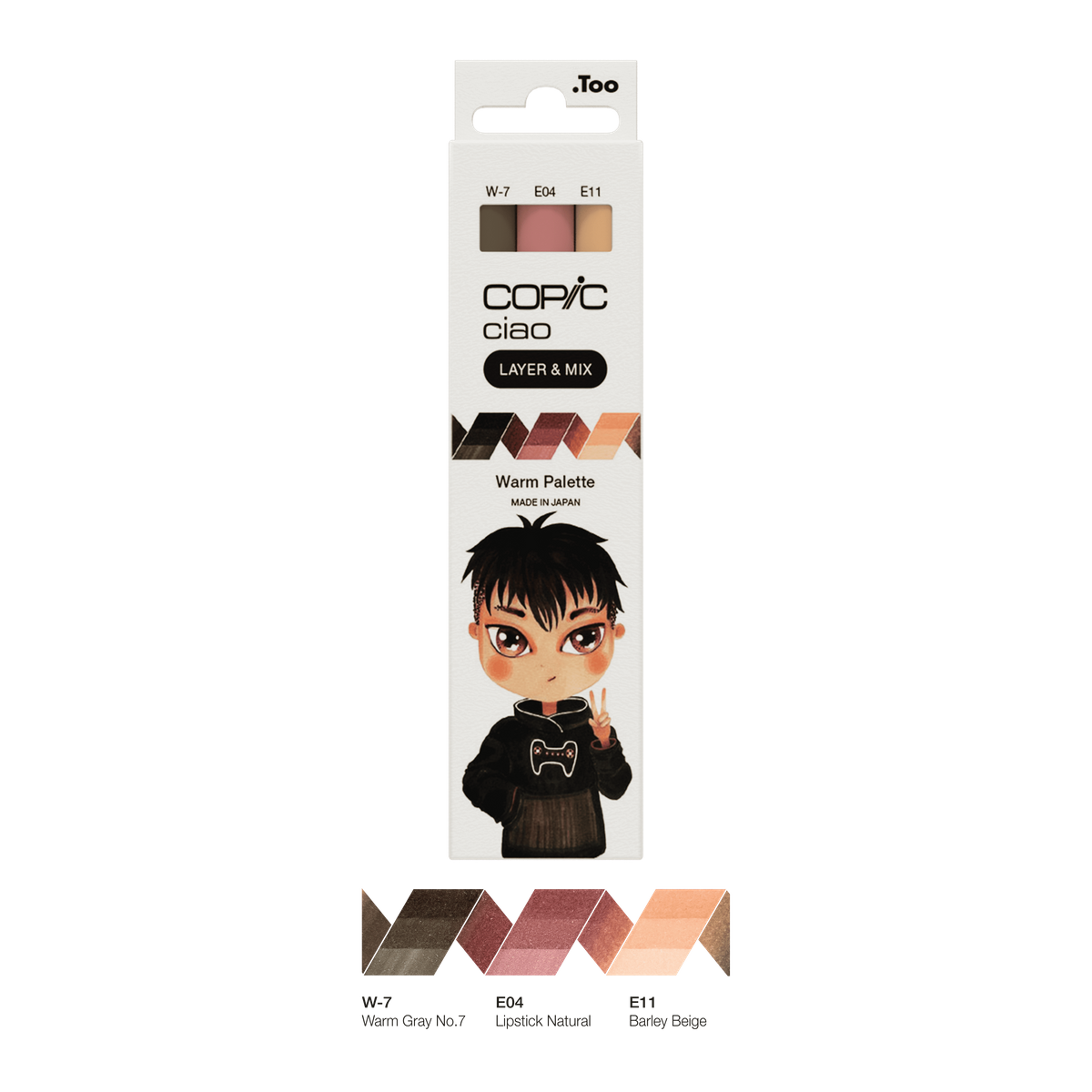 Kit Copic Ciao 3 Cores Warm Palette