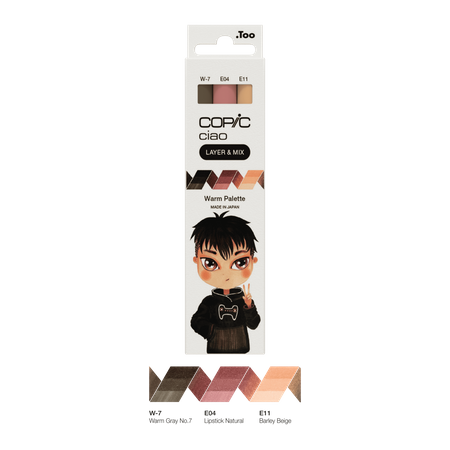 Kit Copic Ciao 3 Cores Warm Palette