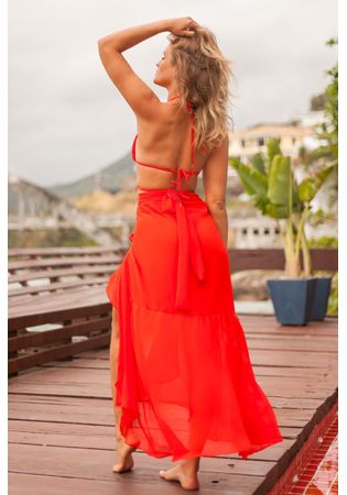 Saia Positano Vermelho
