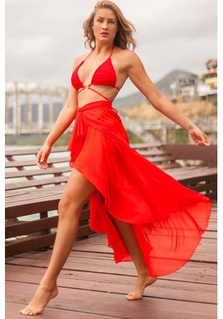 Saia Positano Vermelho