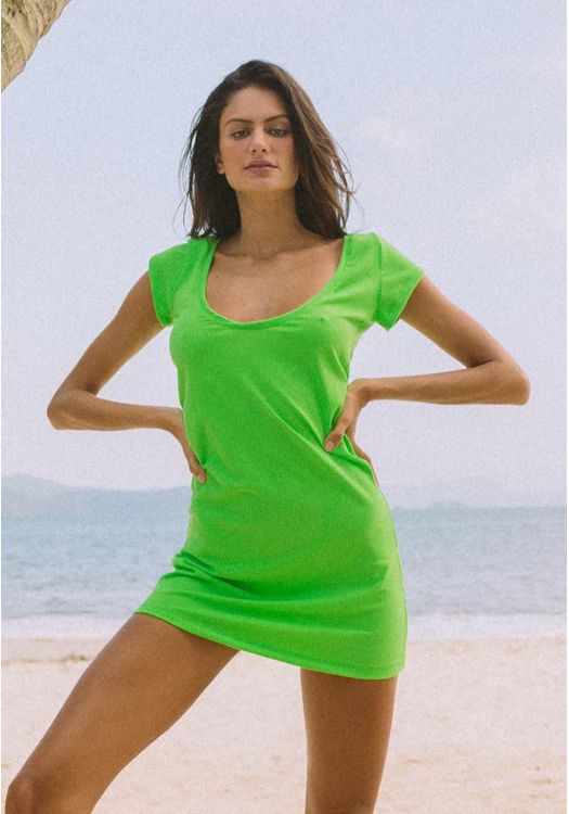 Vestido Maya Verde Neon